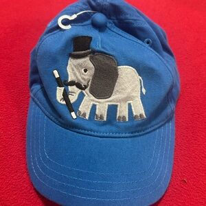 Cap Gymboree Royal Blue Kids Cap with Embroidered Elephant